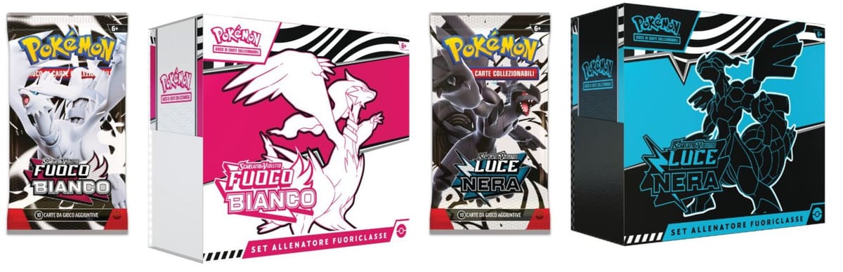 Nuova doppia espansione Pokèmon - Fuoco Bianco & Luce Nera