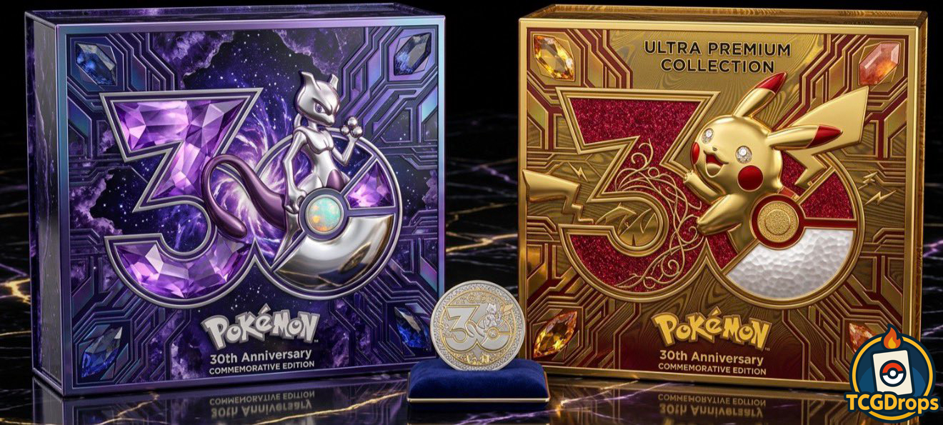 Pokémon: ecco i nuovi box del 30°!